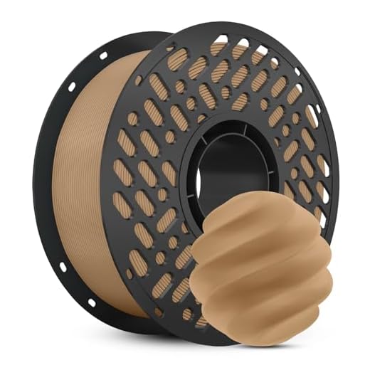 CaiLab Matte PLA 3D Printer Filament 1.75mm, Neatly Wound, +/- 0.02mm, Compatible with Bambu Lab P1S/A1/X1 & Most FDM Printers, 1kg Spool (2.2lbs) - Matte Latte