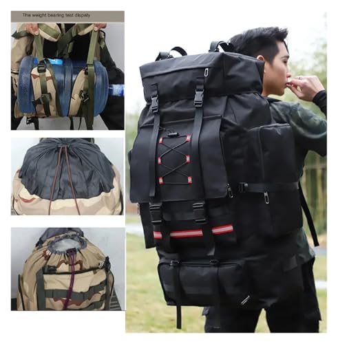 Sac à dos de randonnée Molle 130 L grand volume de trekking - 3