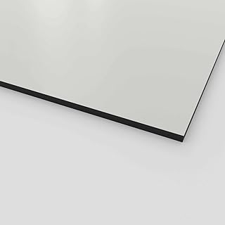 HPL Platten 30x50cm Vollkernplatten für Außen und Innenbereich, 6mm dick, Zinkgrau