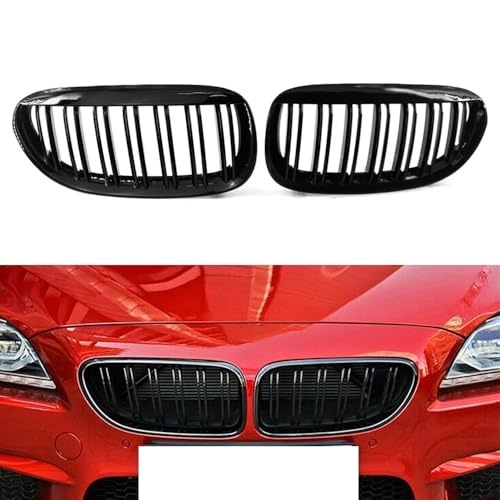 Calandre E63 E64 usée ? Remplacez par ces grilles double ligne noir brillant