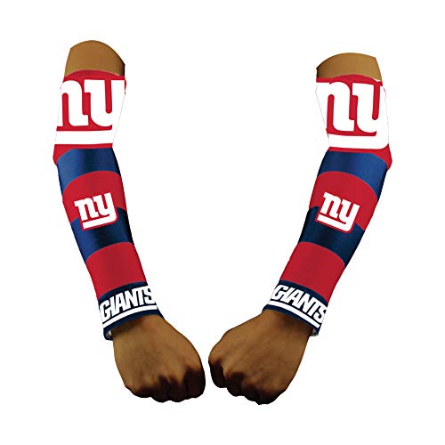 Littlearth Unisex-Adult Nfl New York Giants Strong Arms Tattoo Sleeves , Team Color, 17” Wrist To Bicep #TOP3
