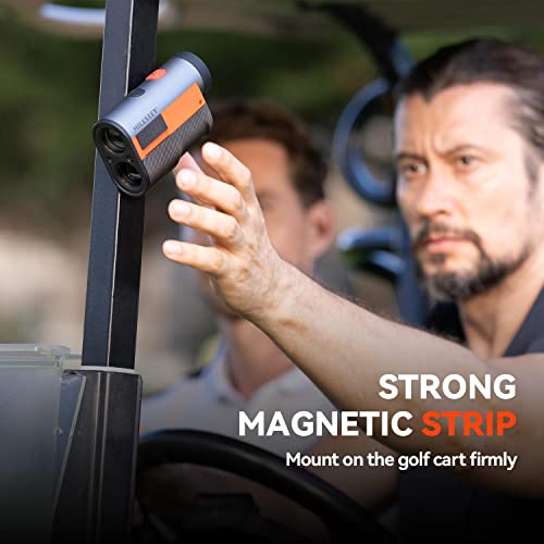 MiLESEEY-Telemetro-Golf-600m-con-Bloqueo-de-Bandera-y-Vibracion-Pendiente-de-EncendidoApagado-Torneo-Legal-Aumento-6X-Recarga-USB-diseno-de-Moda-con-Magnetica-para-Carritos-de-Golf