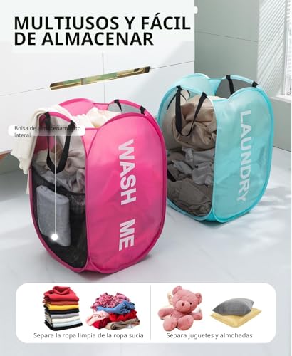 Miniatura 4 de Kiayoo Cesto Ropa Plegable,Cesta Ropa Sucia,Cesta Ropa Limpia Para Para El Baño,Dormitorio,Lavandería,Hotel Y Viajes,Negro