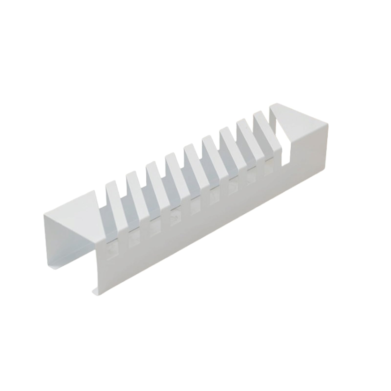 Présentoir marbre à 10 niveaux en métal blanc pour vos échantillons de quartz et bois