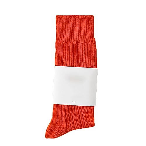 Generisch - Generisch Chaussettes de badminton de sport pour femme avec dessous antidérapant - Chaussettes multicolores, Orange, taille unique