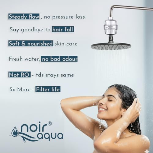 Image of 22 Stage Hard Water Shower Filter Replacement Cartridge Hard Water Softner SF-22 Pro | Hard Water Softener Filter, Reduces hair fall, Protects Skin | Remove Chlorine and Harmful Chemicals