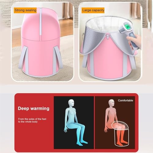 Tina Plegable para Spa de Pies con Asas Color Rosa miniatura 5