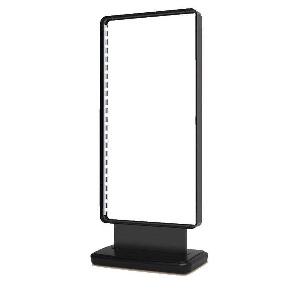 Vertical Doble Cara Caja Luz Cartelera LED Acera Iluminada Letrero Publicitario Pantalla, Tablero LED Soporte Suelo para Carteles Carteles Películas Pantalla(60x113cm)