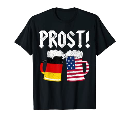 Prost Oktoberfest Drapeau allemand T-Shirt