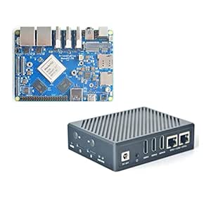 Youyeetoo FriendlyElec NanoPC-T6 (LTS) Mini Routeur Pour Ordinateur, Dual 2.5G Ethernet, RK3588-4/8/16 Go De RAM, PCIe 3.0, OpenWrt, Passerelle Open Source Smart IoT, Pour NAS/routeur De Voyage (8 Go