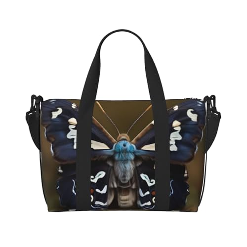Beautiful Moth Wings Print Hand Travel Bag,Gym Bag,Weekend Travel Overnight Bag,Tote Bag Sports Bag For Women Men - Main Image