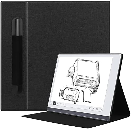 VOVIPO Ultra Slim Book Folio Leather Case With Stand and P-Pocket For Remarkable 2 10.3 2020 Released Digital Paper