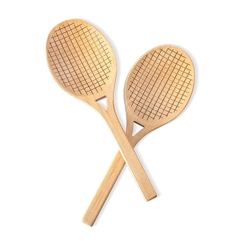 Fox Run Beechwood Tennis Racket Salad Servers (Set of 2)
