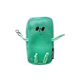 [SMILER] メッシュポーチ キーホルダー付き ペンケース MESH BUDDY BAG トラベル ガシェット メイク道具 小物入れ (グリーン)