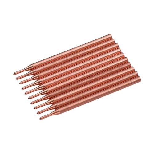Miniatura 7 de Milageto 10 Piezas De Accesorios Para Pasadores De Soldadura Por Puntos, Herramienta De Varilla De Soldadura De Cobre, Soldador Por Puntos De Mano, Agujas De