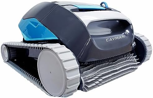 Dolphin Cayman Automatic Robotic Pool Cleaner (2024 Model) — Programmable Weekly Timer, Wall Climbing, Massive Top-Load Filter Bin, HyperBrush — for In-Ground & Above Ground Swimming Pools up to 33ft