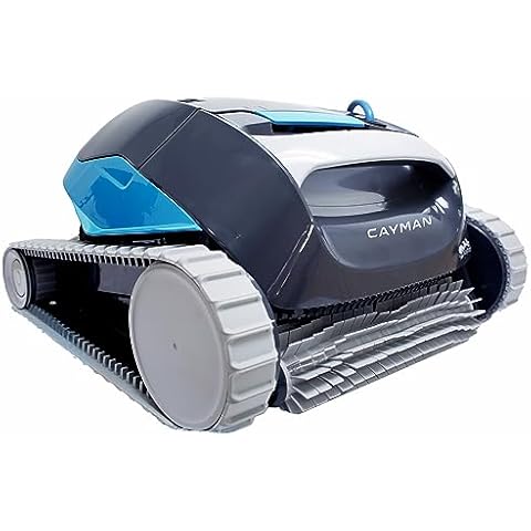 Dolphin Cayman Automatic Robotic Pool Cleaner (2025 Model) — Programmable Weekly Timer, Wall Climbing, Massive Top-Load Filter Bin, HyperBrush — for In-Ground & Above Ground Swimming Pools up to 33FT Cover