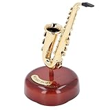 Nurnesy Spieluhr-Ornament, Musikinstrument, Musikbehälter, Dekoriert, Antik, Dekorative Verzierung, Musiktruhe für Fotografie, Geschäft, Wohnzimmer, Schlafzimmer, Zuhause, (Drehbares