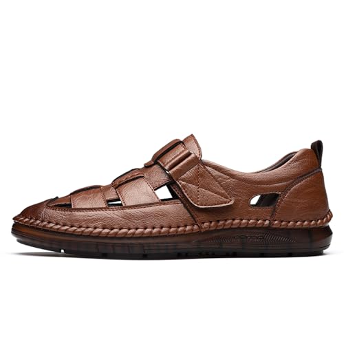 Men's Working Business Casual Sandals Summer Breathable Synthetic Leather Walking Office Oxfords Fashion Dress Formal Shoes2