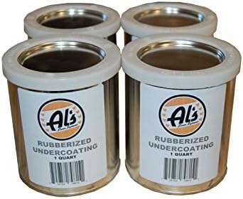 Al's Liner Premium DIY Rubberized Undercoating for Vehicles - Black, 1 Gallon - Quick Dry and Rust Preventative Formula with Sound Deadening Properties (ALS-UCR1G)