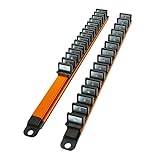 KIKAIYA マグネットレンチホルダー 2個セット 工具収納 整理 ネオジウム磁石 強力 MH-26