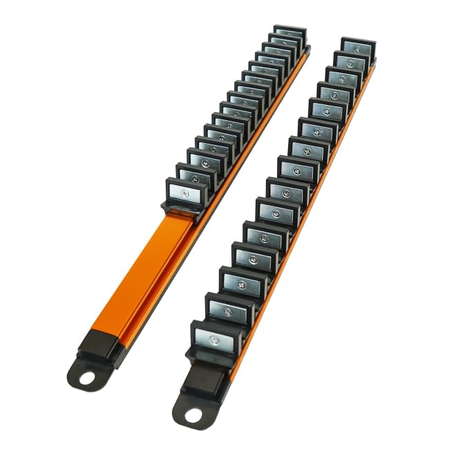 Amazon.co.jp: KIKAIYA マグネットレンチホルダー 2個セット 工具収納