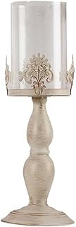 Candle Stands Vintage Pillar Candle Holder for Table Centerpiece, Metal Carved Candle Stands Decorative, for Wedding Party Candlelight Dinner Fireplace Decoration Candlestick Holder for