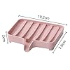 LCOZX Soap Dish with Drainage - Pink