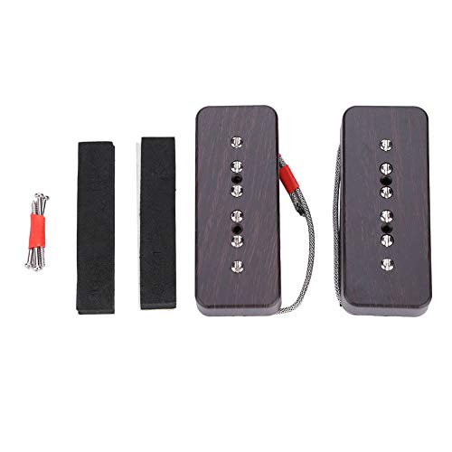 1�Z�b�g/2 PCS�l�b�N�u���b�W�\�[�v�o�[�s�b�N�A�b�v�A�M�^�[�p��Alnico V Magnet�A���i���̑f�ށA�͕�ؐ��V�F���A�R�b�g���p�b�h�A���炩�ŃR���N�V����D�ɓK���Ă���D (Rose wood color)