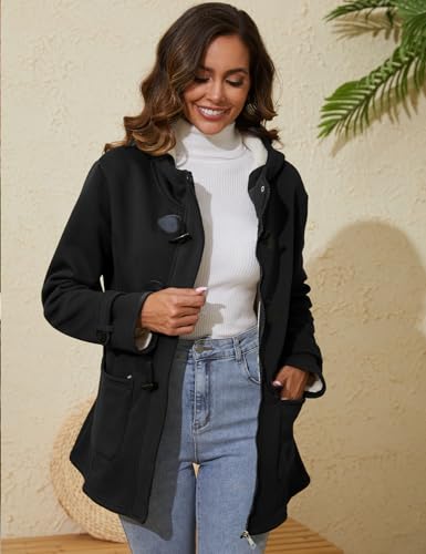 Winter Jackets for Women Sherpa Lined Jacket Hoodies Women Fleece Thicken Warm Coat with Hood2