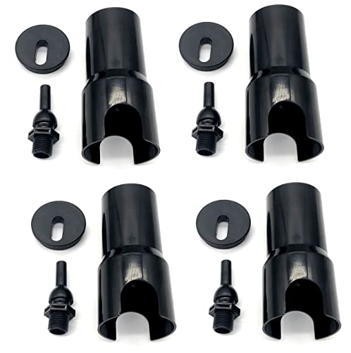 4 Pack Swimming Pool Spa Fountain Deck Jet Water Sprayer Fall Stream Feature ARC Waterfall