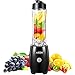 Personal Blender Aicok Smoothie Blender 300W Single Serve Smoothie Maker for Juice Shakes and Smoothie with 20 oz Tritan BPA Free Travel Bottle (Upgraded)