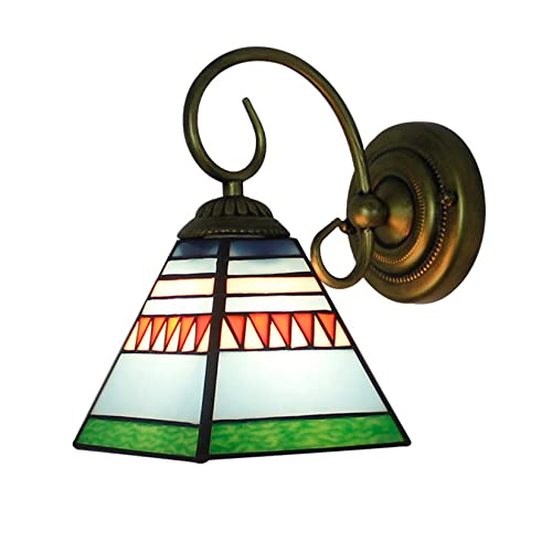 Lampe en verre tachée Méditerranée YRYRYW une lumière d'autrefois pour votre foyer