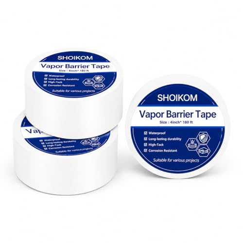 Ruban adhésif pare-vapeur blanc anti humidité pour éliminer fuites air et eau