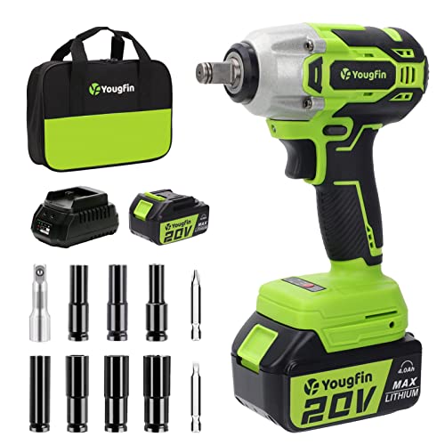 CORDLESS IMPACT WRENCH, 20V Power Brushless Impact Cordless Impact