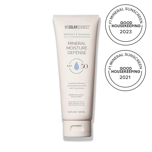 MDSolar Sciences MDSolarSciences Mineral Moisture Defense SPF 50 Sunscreen for Body and Face