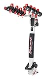 Trimax–RMRB4X–Road-Max Deluxe Hitch Mount 4-Bike Carrier - Fits 1-1/4' and 2' Receivers, 4 Bike Rack Hitch, Soft Padded Cradles, Foldable Arms, Tilts for Rear Access