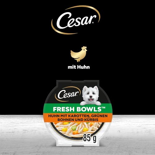 Cesar Schale mit Huhn, Karotte und Bohnen in Soße 2 x 5 x 85 g