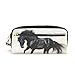 Produktbild ahomy Federmäppchen Pferd Studenten Pen Tasche groß Kapazität Kosmetik Make-up Brieftasche Tasche für Damen