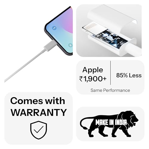Image of Basesailor USB-C to Lightning Fast Charging Cable | MFi Certified PD Charger Cable Compatible with iPhone 14 /13 /12 /11, iPad & AirPods