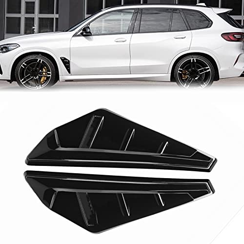 Évent de garde-boue noir brillant pour BMW X5 G05 finition sport 2019-2022