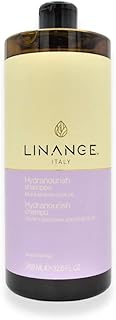 Linange Hydranourish Shampoo with Milk, Keratin, and Olive Oil - Hydrating and Nourishing Shampoo for Dry and Frizzy Hair, 965ml / 32.6 oz.