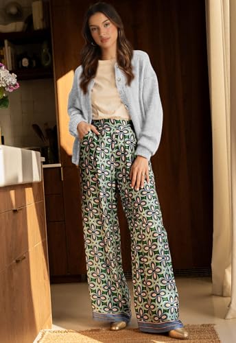 Image of PRETTYGARDEN Long Sleeve Crewneck Button Down Womens Sweaters Fall Open Front Chunky Cardigan Sweaters for Women 2026