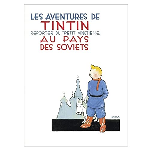 Postcard Tintin Album: Tintin in the Land of the Soviets 30092 (10x15cm)