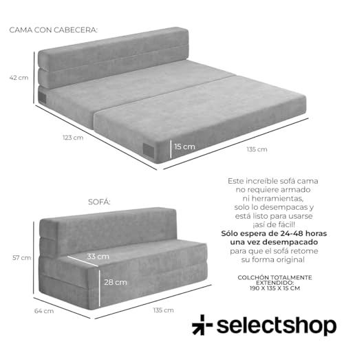 La Mejor Lista de Sofa Cama Barato . 8 Sofa Cama Barato marca SELECTSHOP (2)
