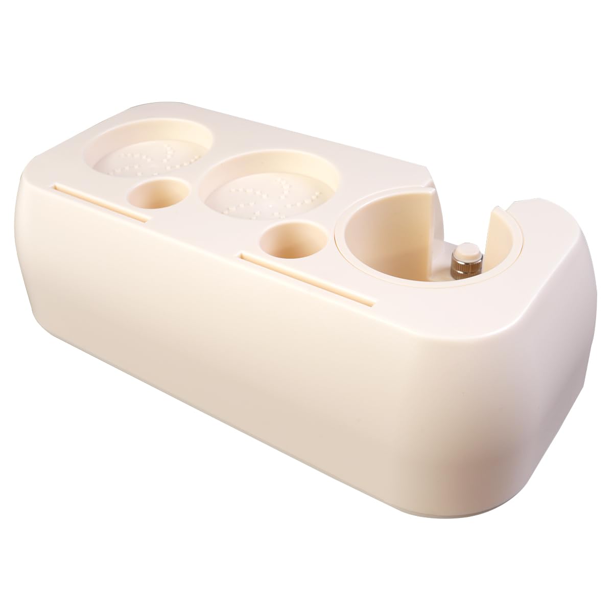Tamper per caffè Espresso, portafiltro per caffè, Organizer per Utensili per caffè Espresso, Accessori per pressa per caffè Espresso per portafiltro da 51/54/58 mm (Bianco)