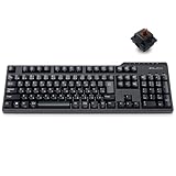 FILCO Majestouch Convertible 3 メカニカルキーボード 日本語配列 108キー フルサイズ 茶軸 Bluetooth無線接続 USB有線接続 DIPスイッチ 黒色 マットブラック