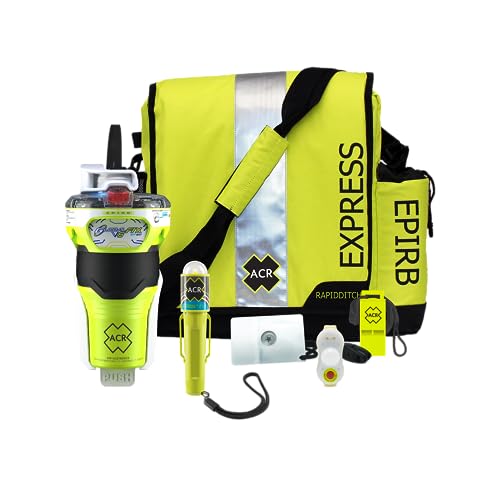 ACR GlobalFix V6 EPIRB Survival Kit with Ditchbag and Signaling Gear Essential Safety for Emergency situations offering Reliable Distress signaling (Model 2344.1).