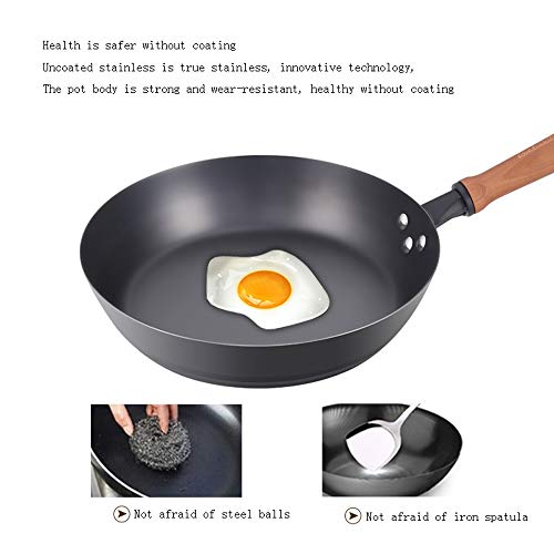 Wok de Hierro Tradicional Antiadherente para Cocina miniatura 6