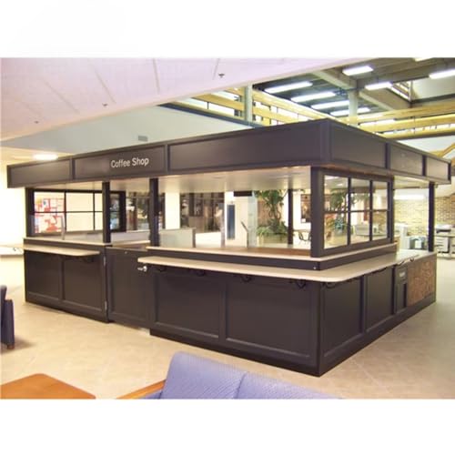 Prefabricated Outdoor Coffee Kiosks and Food Stalls